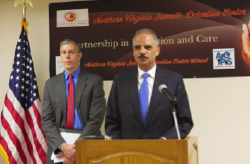 Photo of Attorney General, Eric Holder and Education Secretary Arne Duncan.